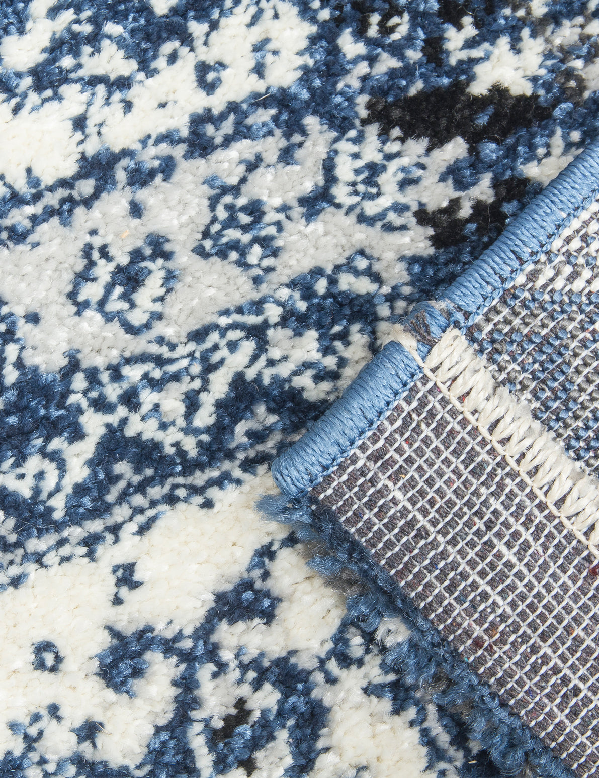 Antika Patchwork Navy Rug