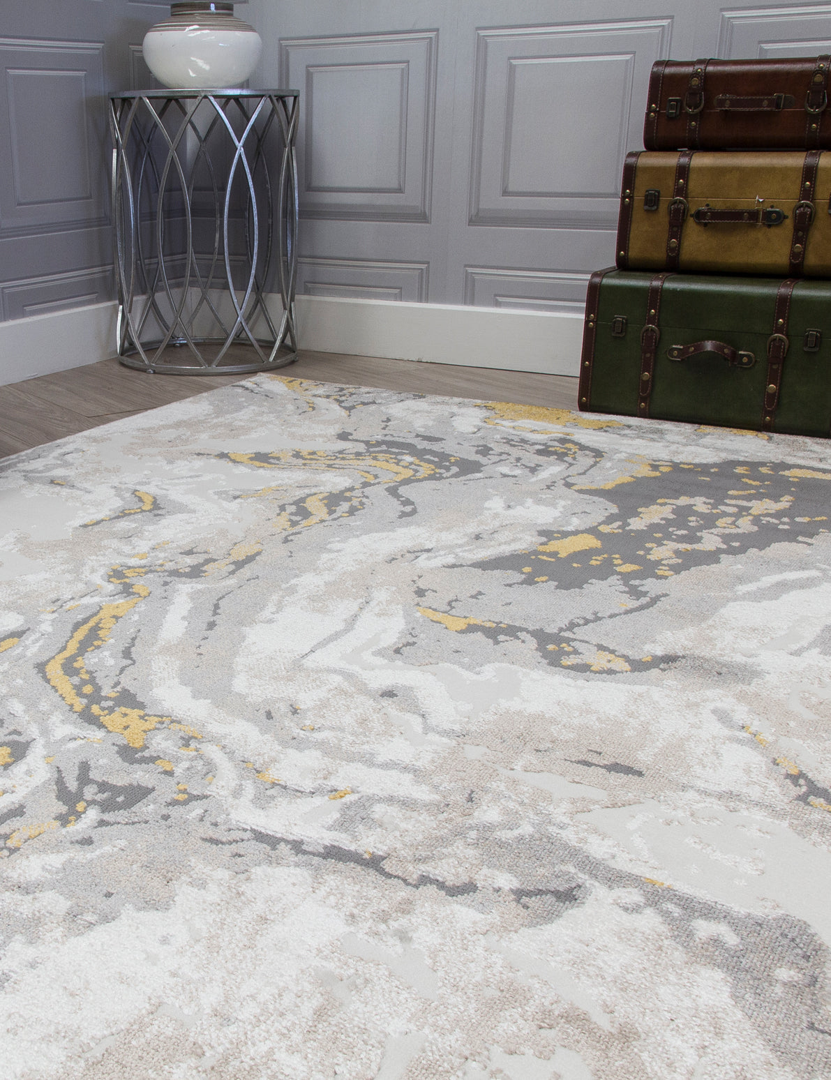 Casino Marble Ochre Rugs