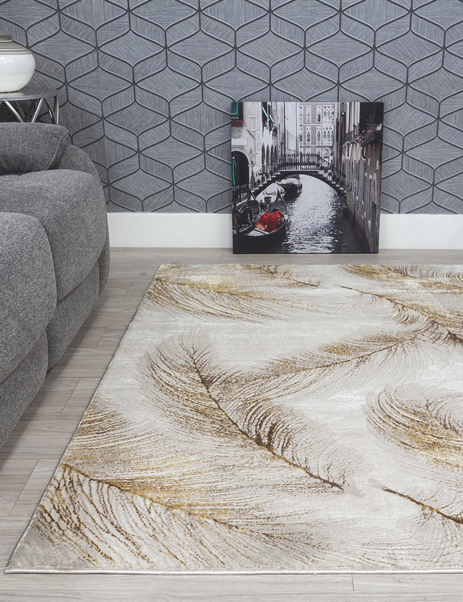 Boutique Plumes Ochre Rugs