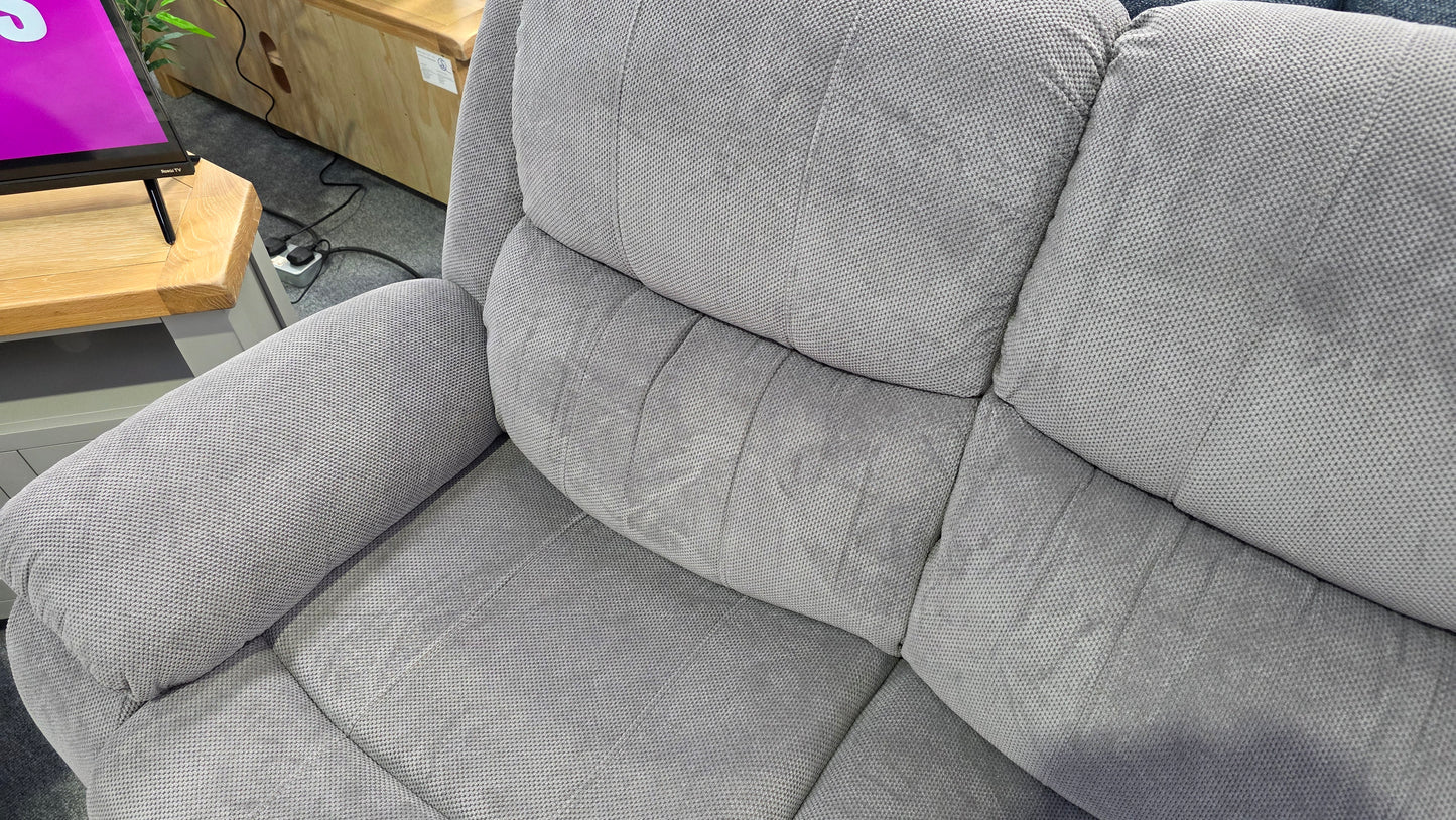 Emma Recliner Sofas - Grey Fabric