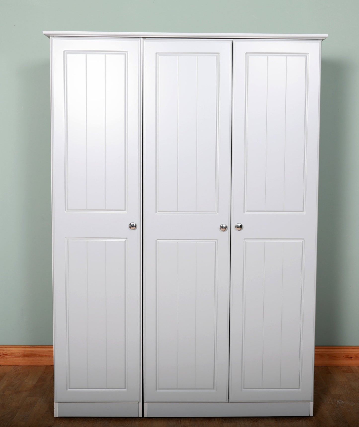 Millwood Solid Three Door 2 Drawers Wardrobe - Choose Your Colours