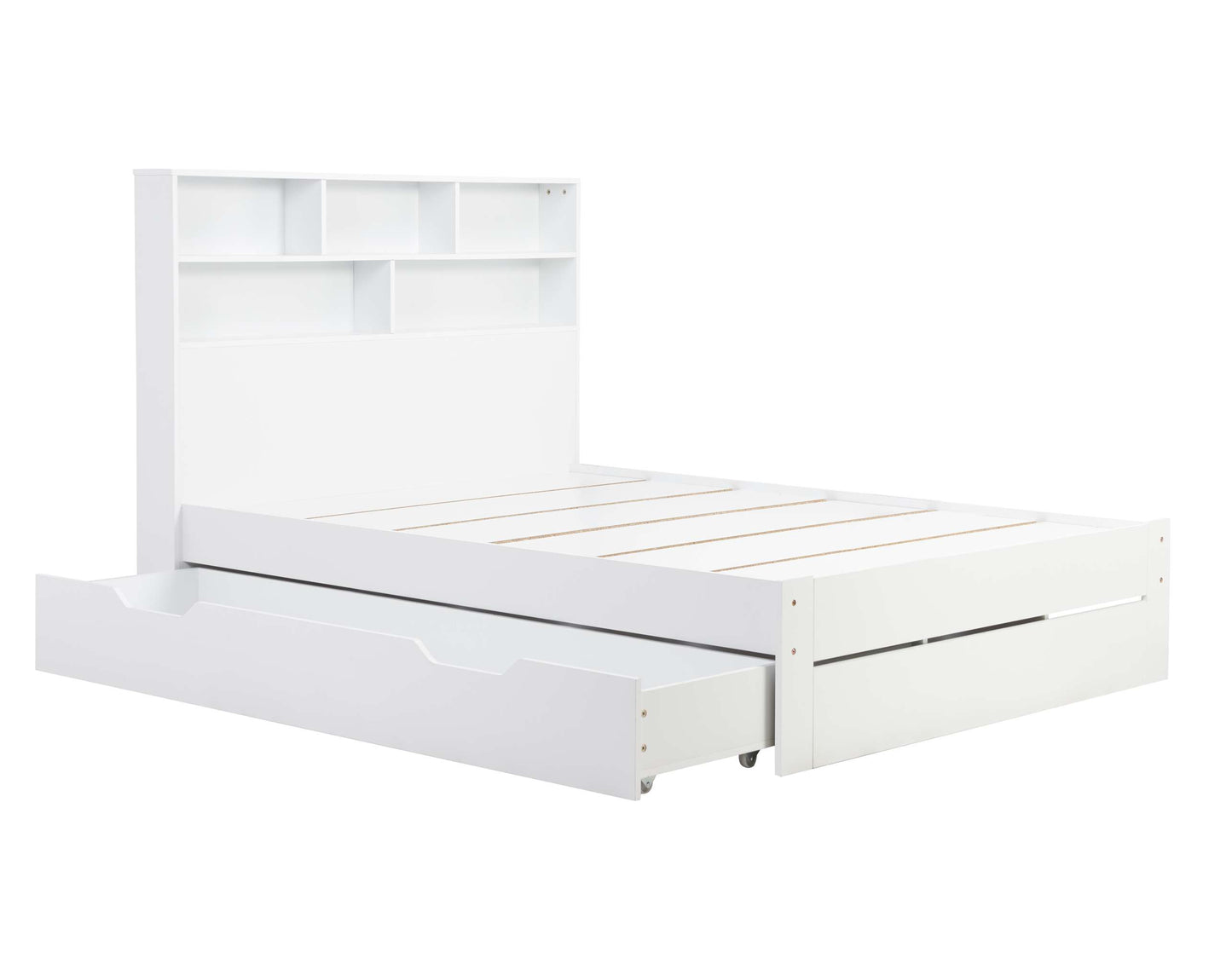 Alfie White Wooden Storage Bed