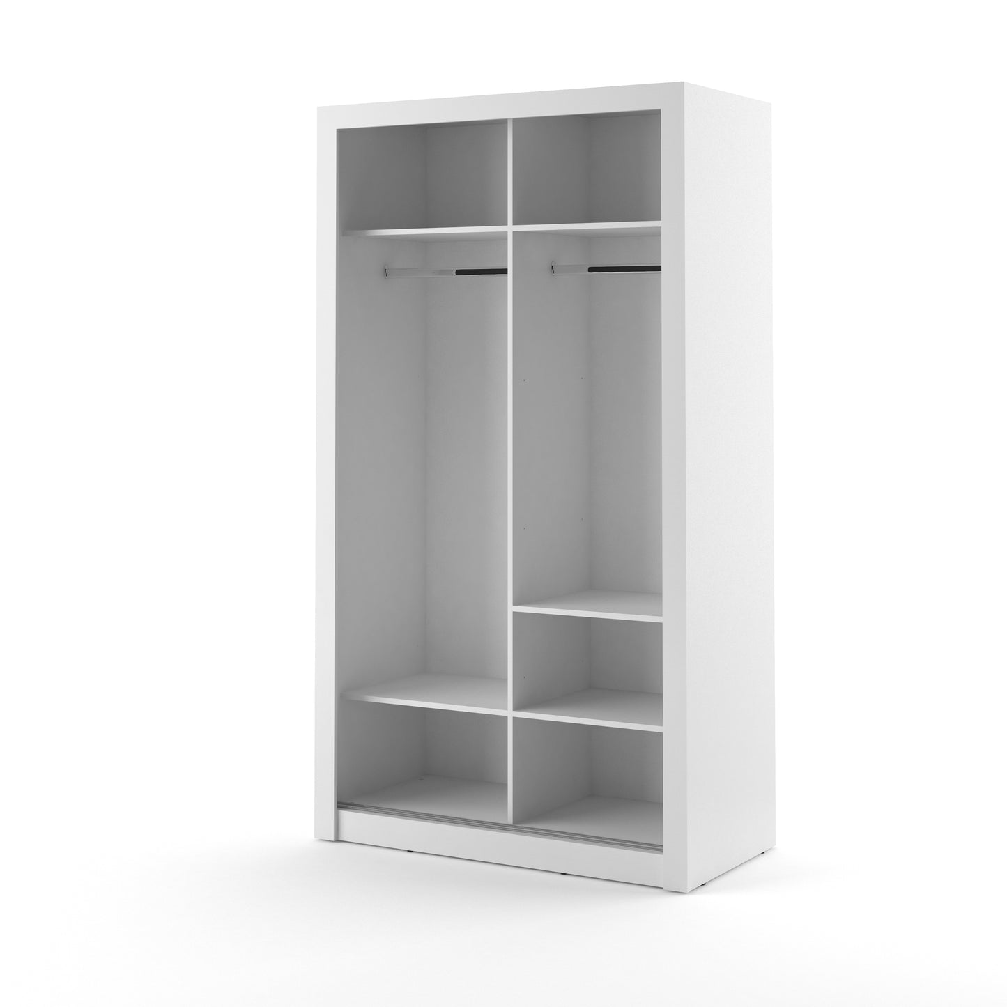 Denmark Sliding Door Wardrobe 120cm 3 Colours