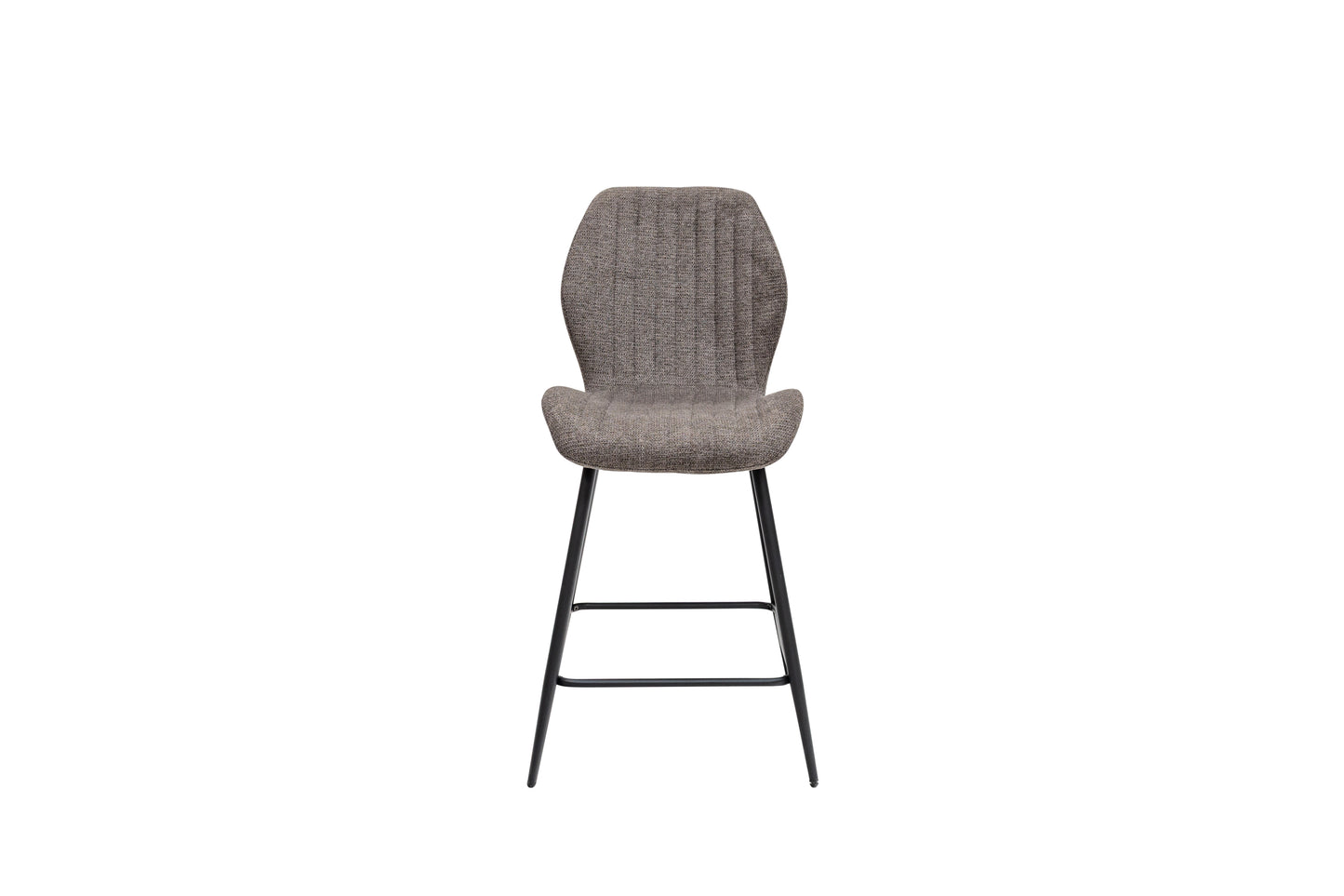 Knox Charcoal Fabric Bar Stool