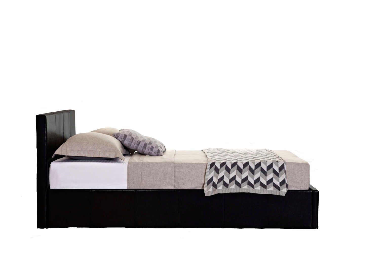 Berlin Black Ottoman Storage Bed
