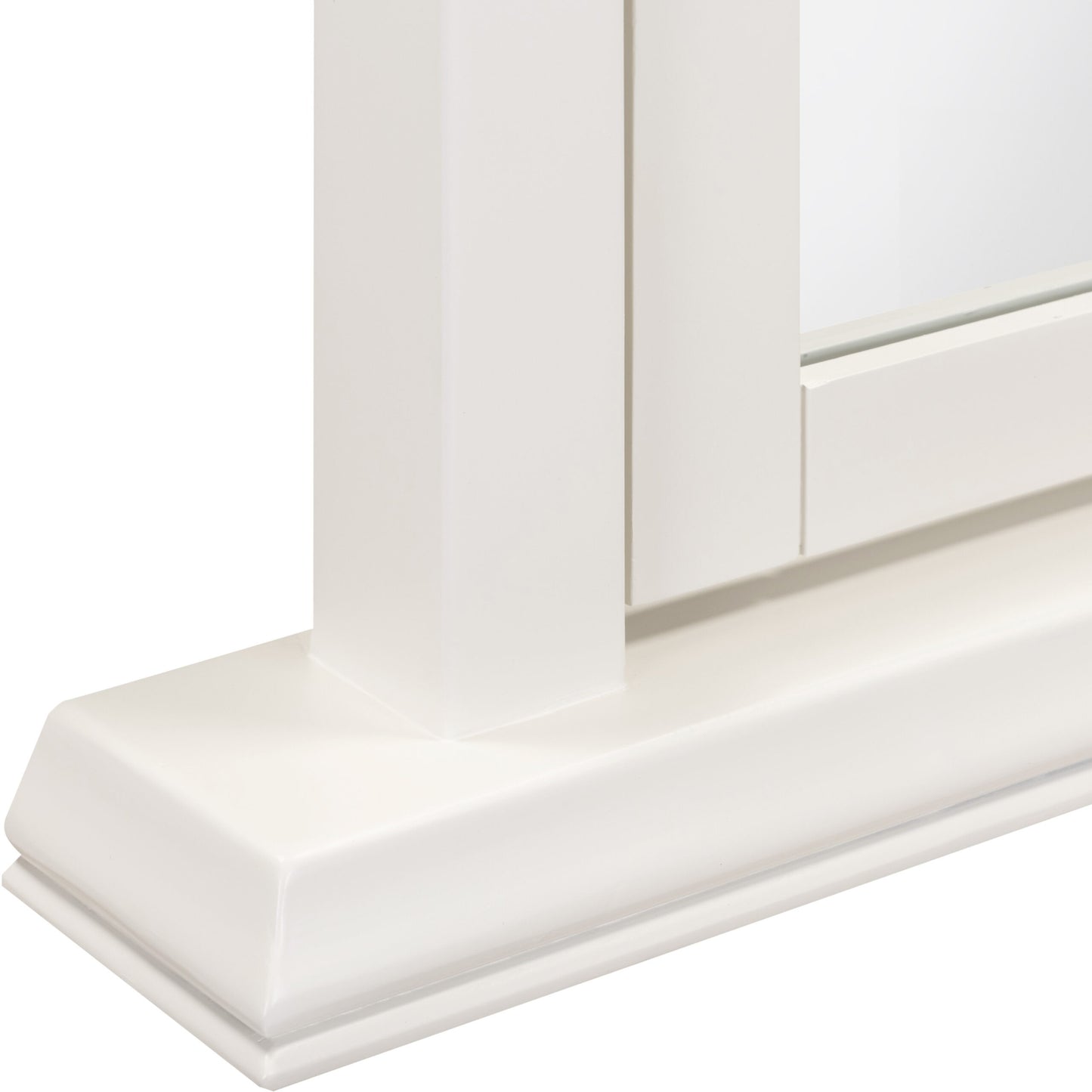 Bordeaux 3 Drawer Dressing Table Set Ivory/Oat Fabric