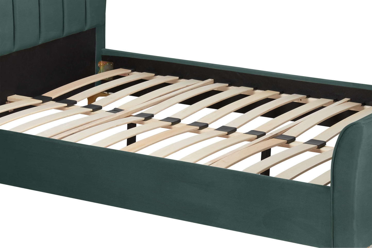 Clover Green Fabric Bed