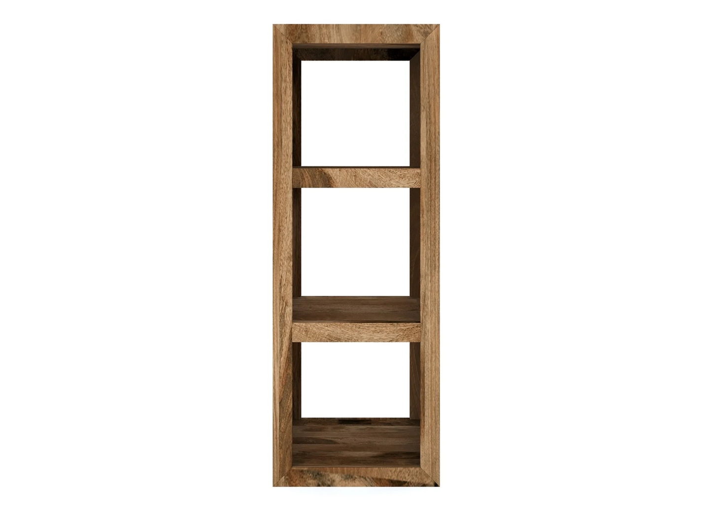 Cube Mango Solid Wood 3 Shelf Storage Unit