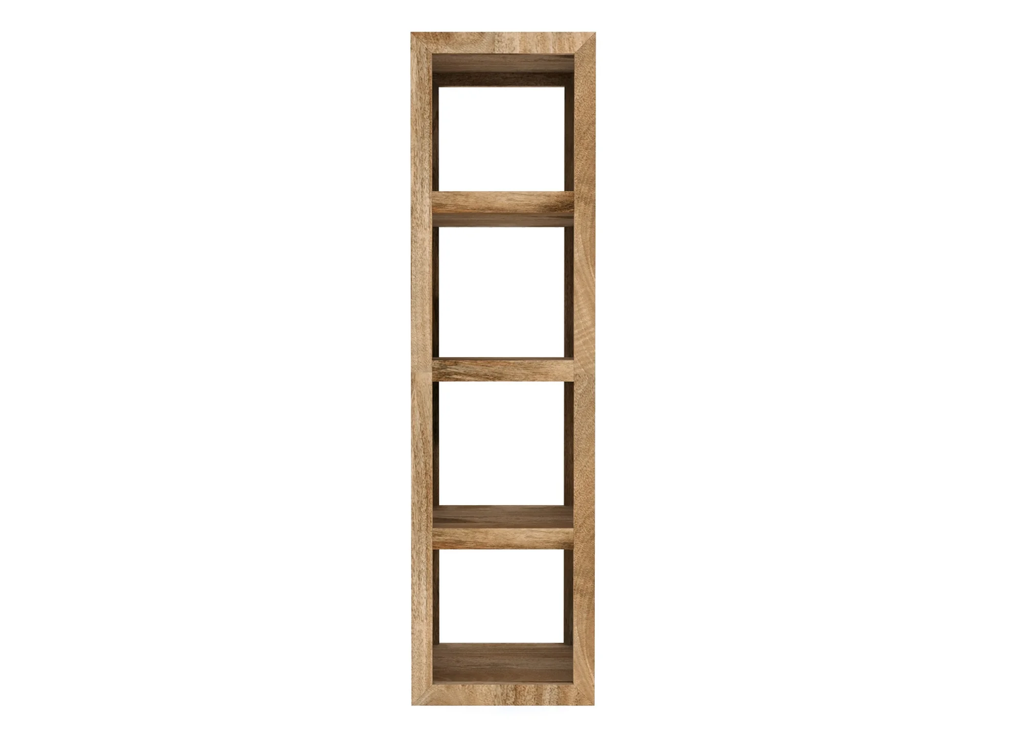 Cube Mango Solid Wood 4 Shelf Storage Unit