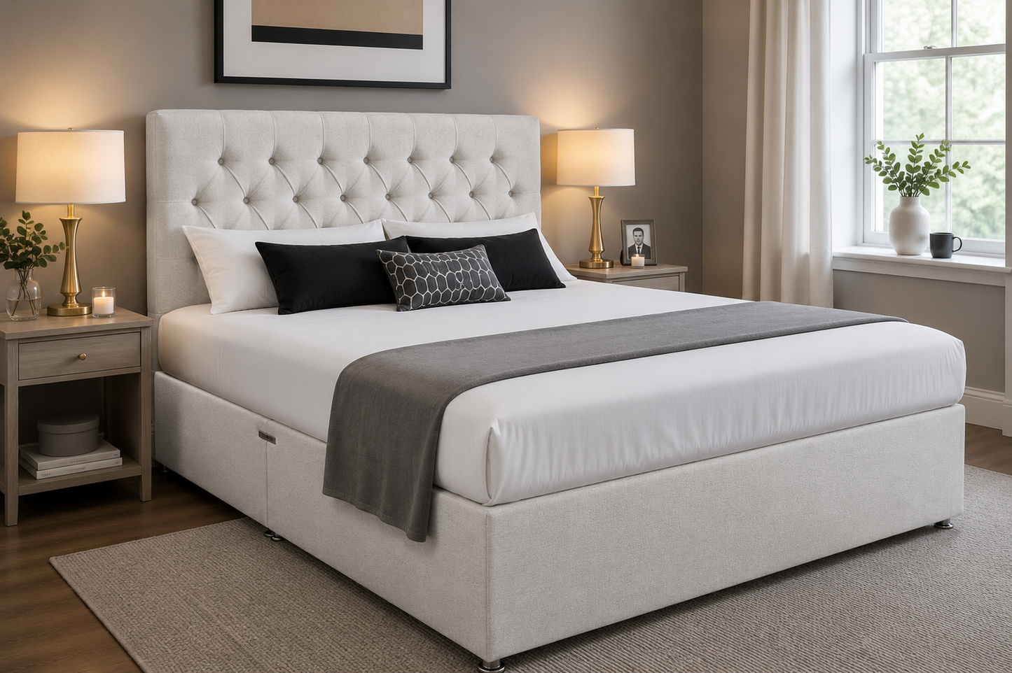 Divan Bedframe - Chesterfield Bed No.12