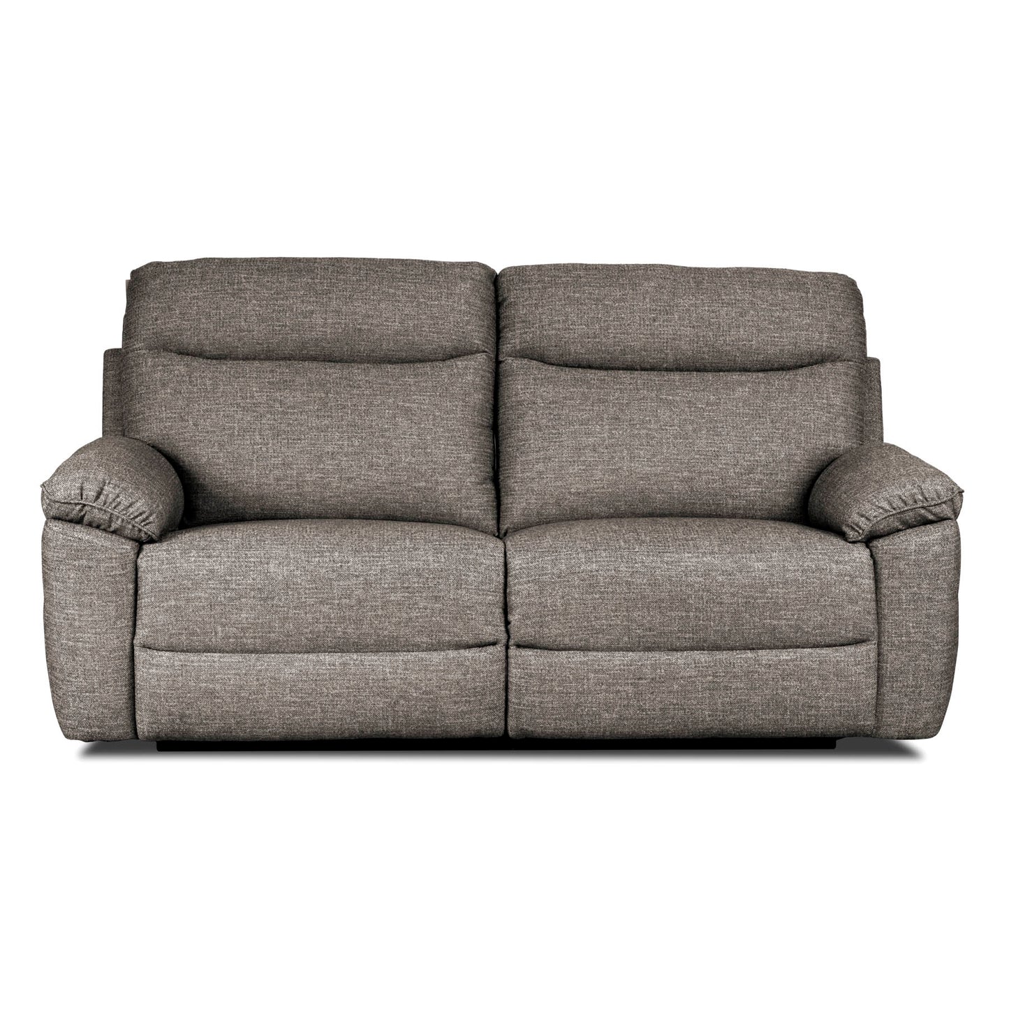Dunluce Recliner Sofas - Brown Fabric
