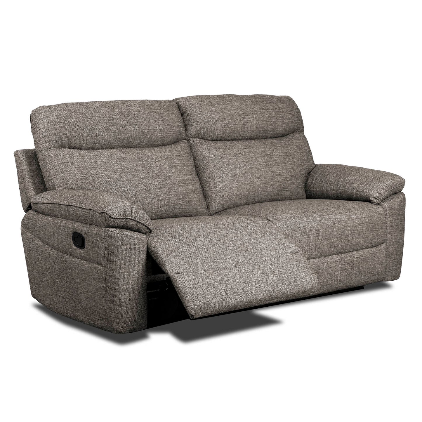 Dunluce Recliner Sofas - Brown Fabric