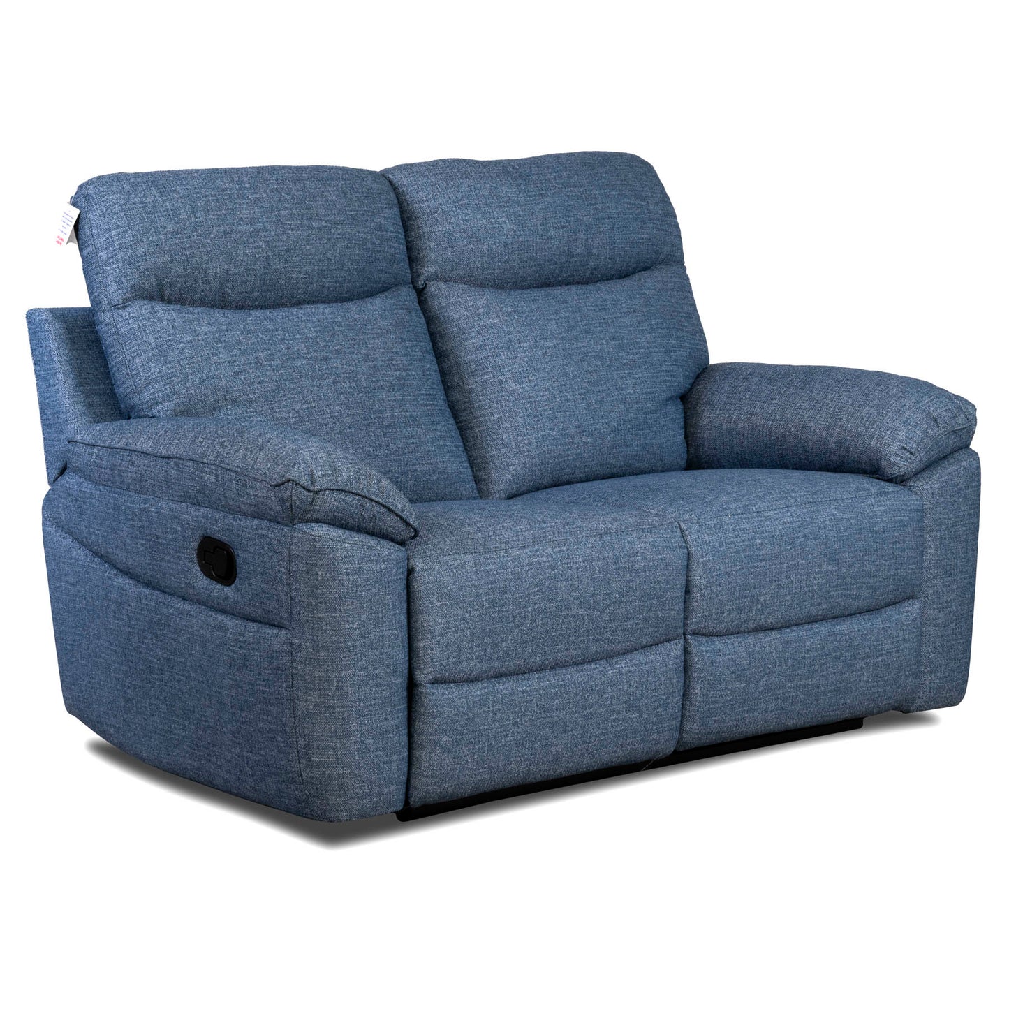 Dunluce Recliner Sofas - Light Blue Fabric
