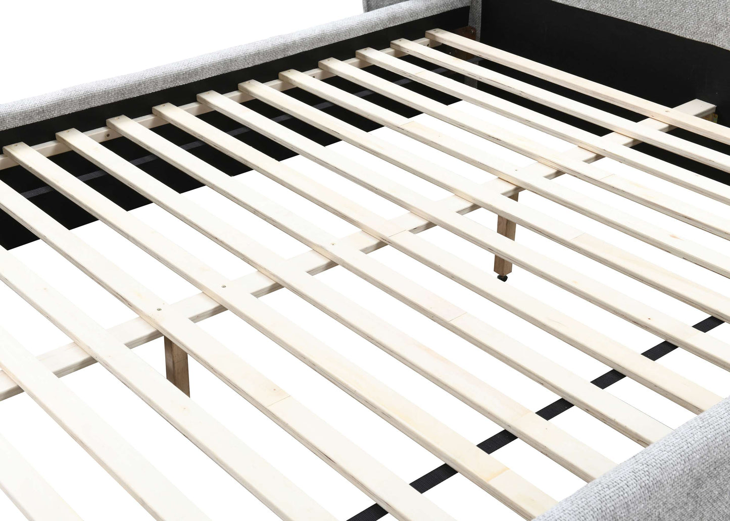 Milan Grey Fabric Bed