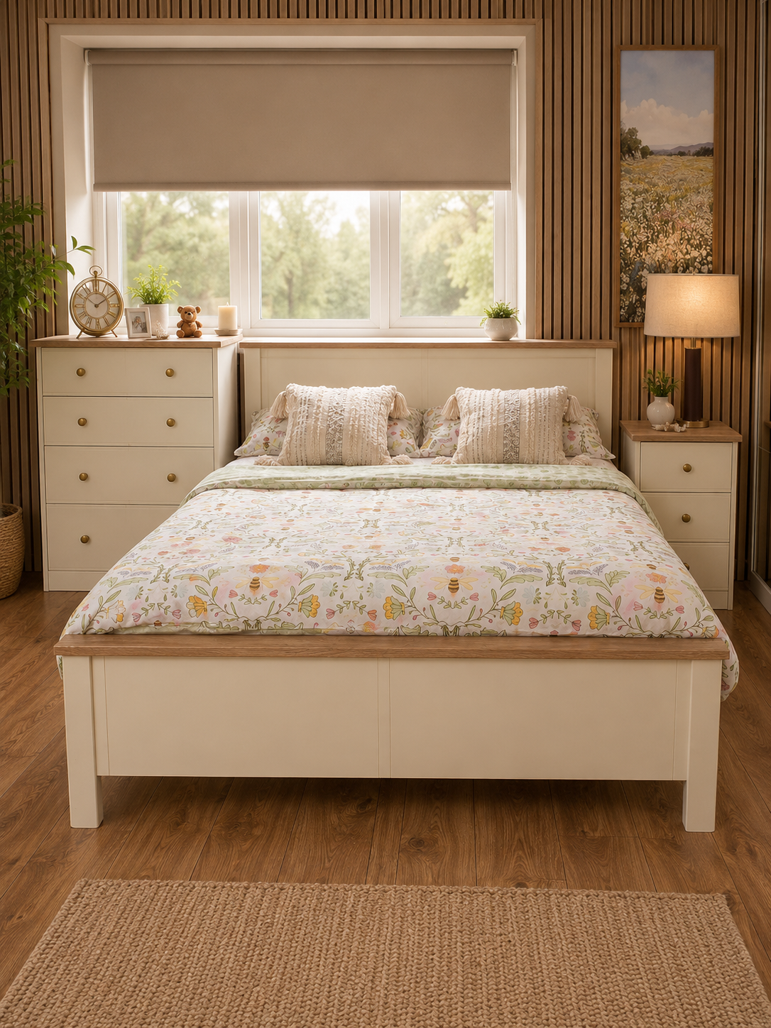 Millwood Elephants Breath Wooden Bedframes