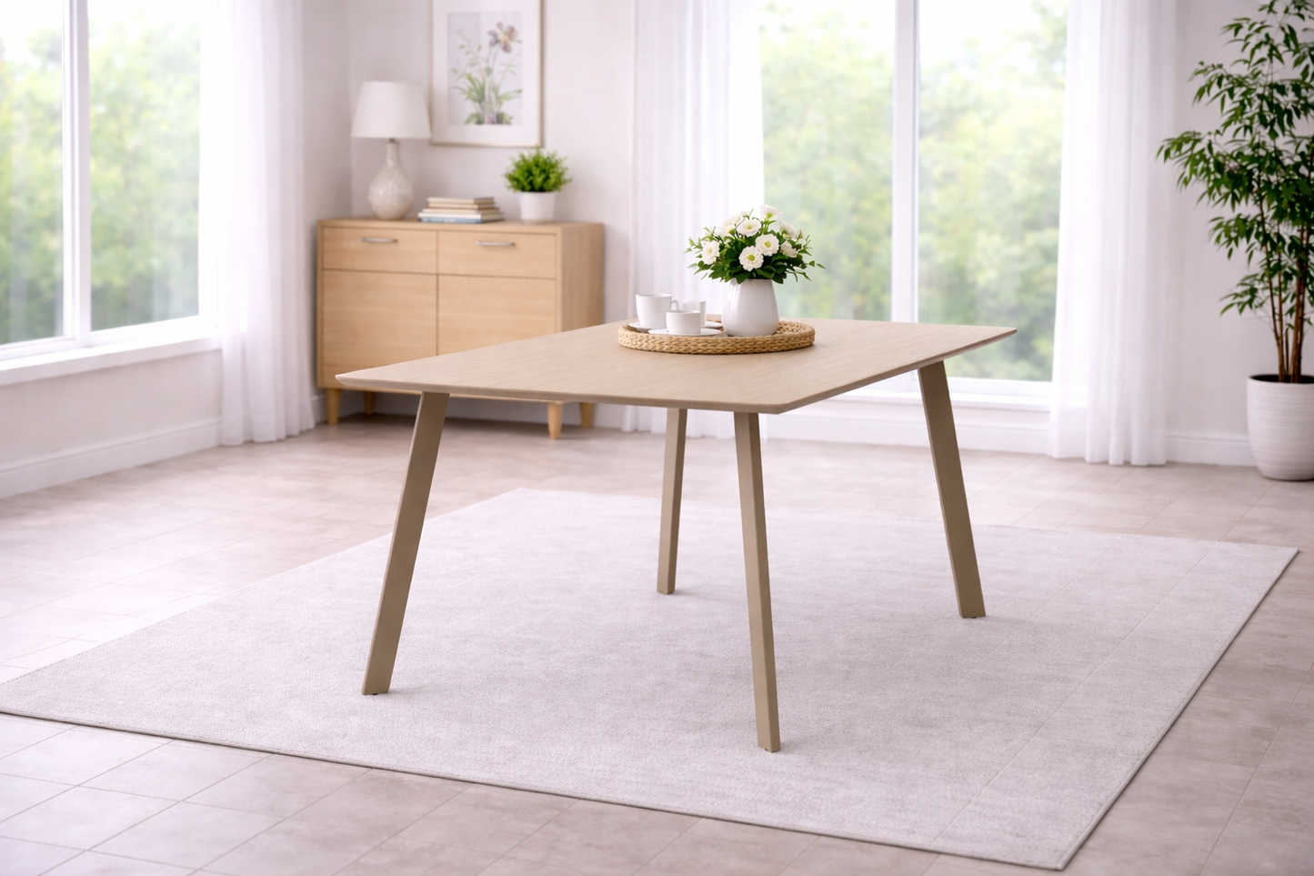 Milano 1.2m Tone Grey Dining Table