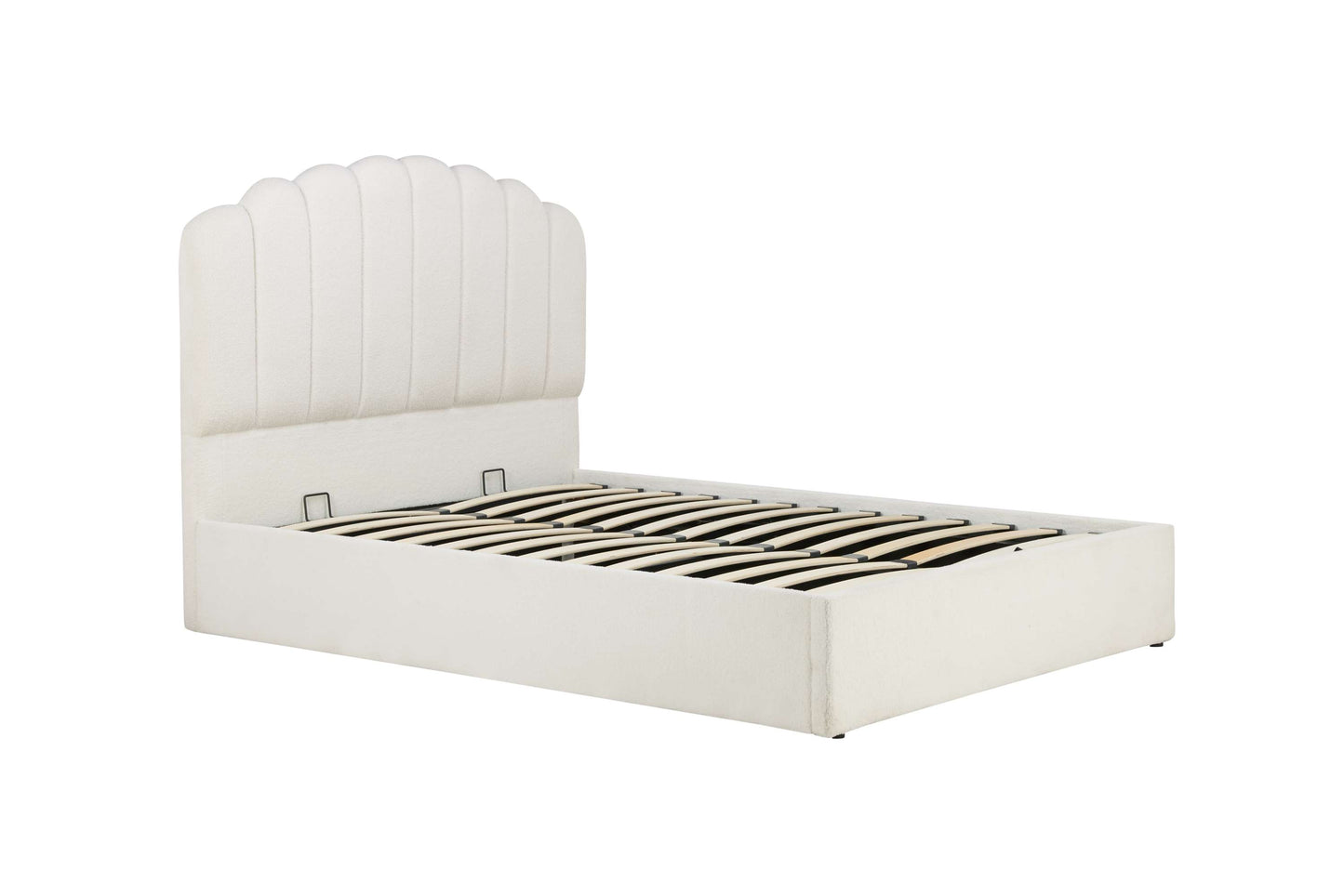 Monaco White Ottoman Storage Bed