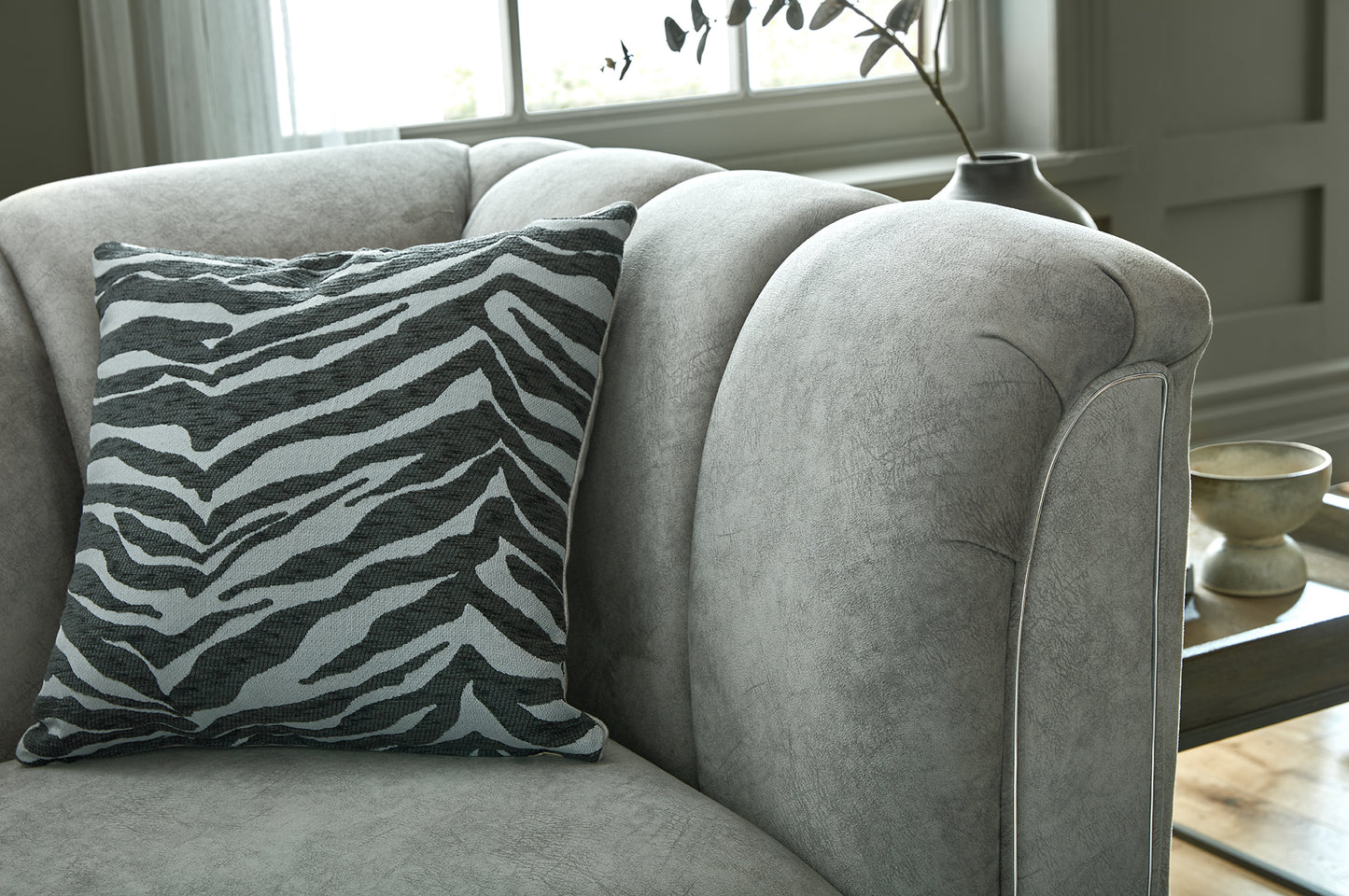 Miami Fabric 4 Seater Sofa