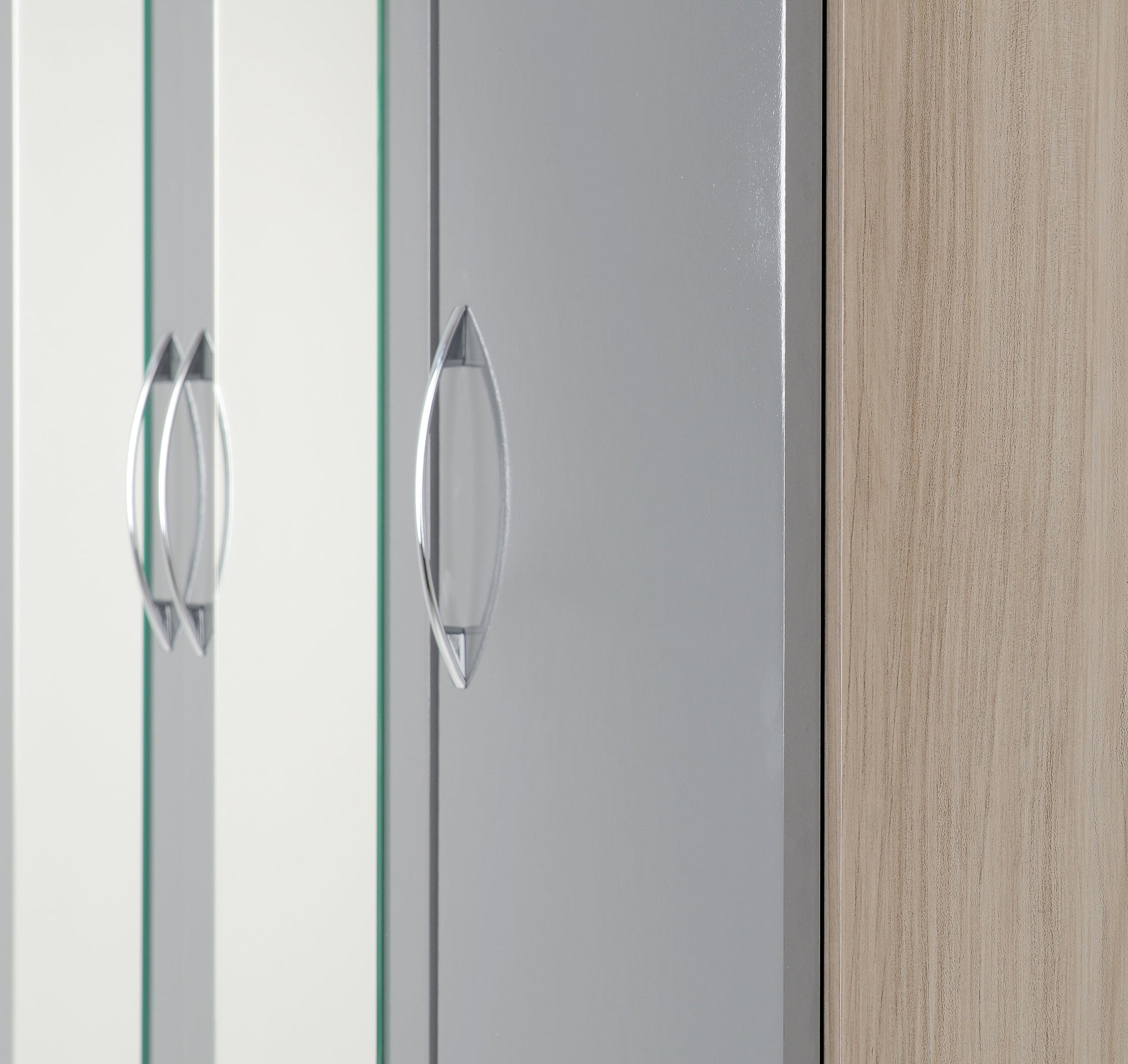 close up of wardrobe doors