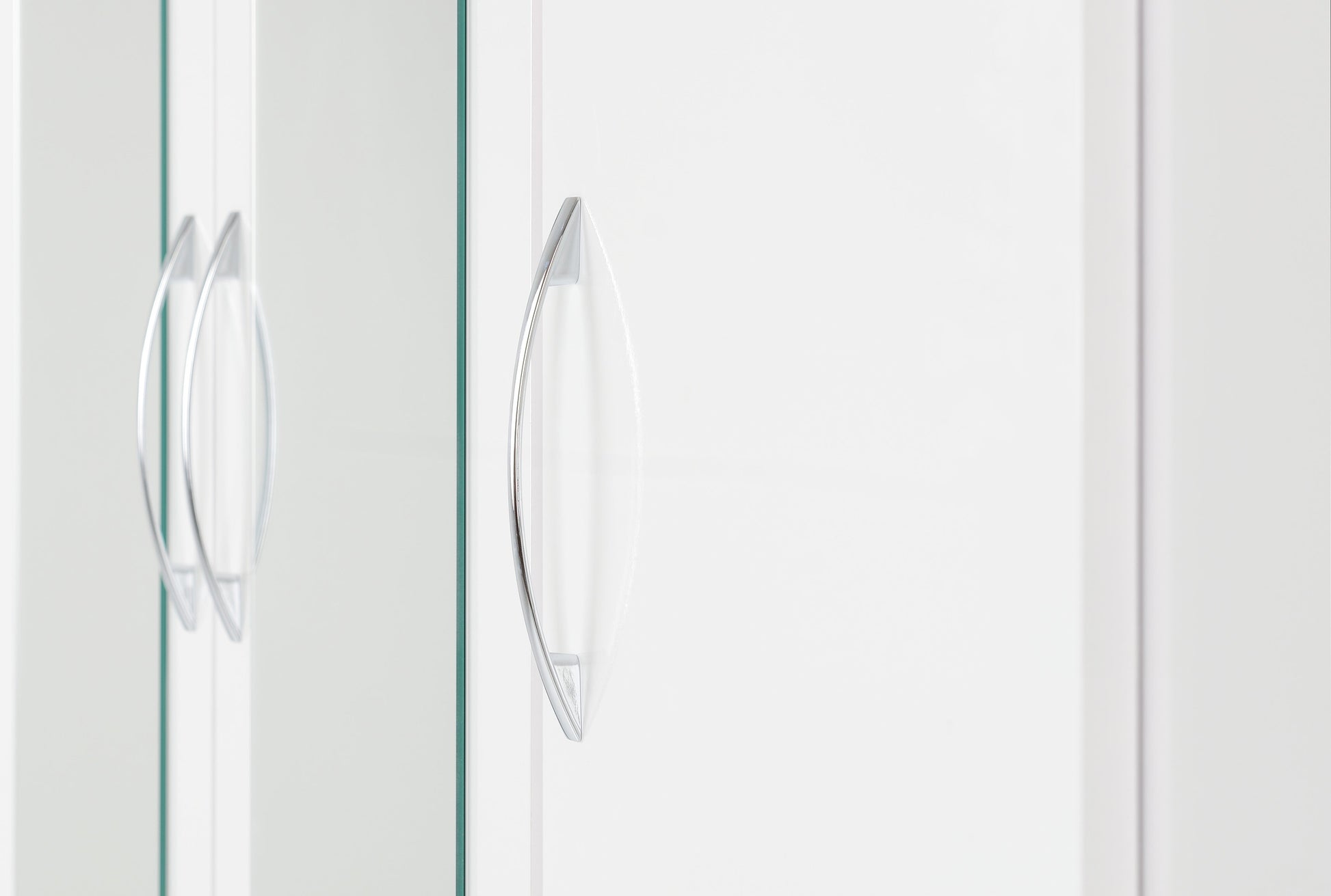 close up of wardrobe doors
