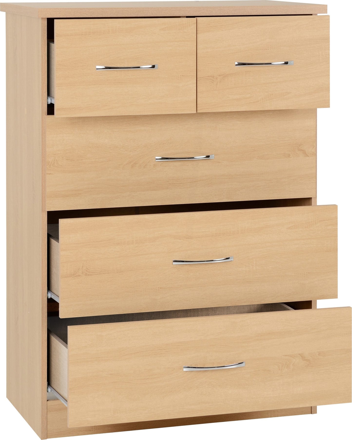 Nevada 2 Door 1 Drawer Wardrobe Bedroom Set