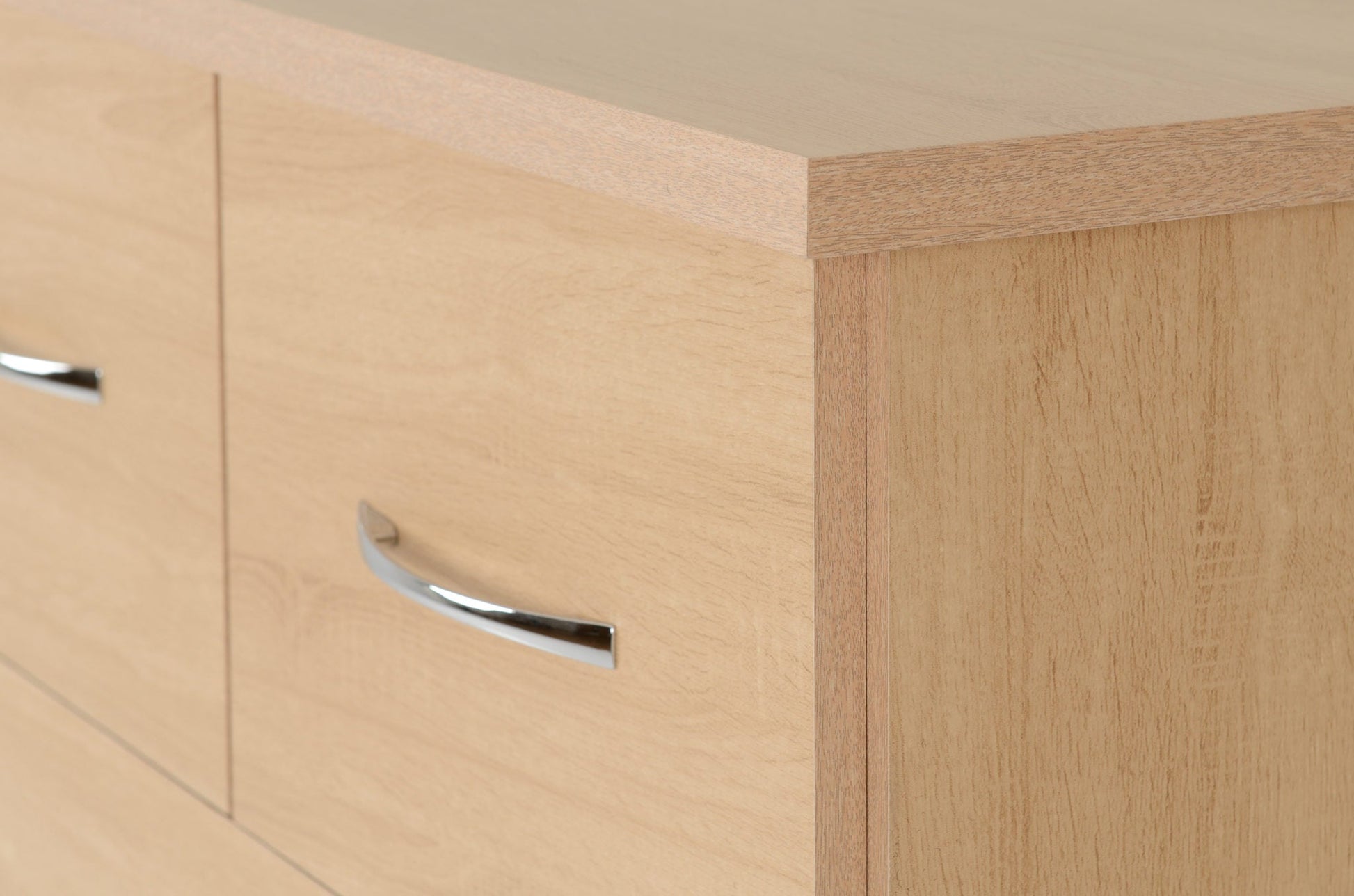 oak 5 drawer chest