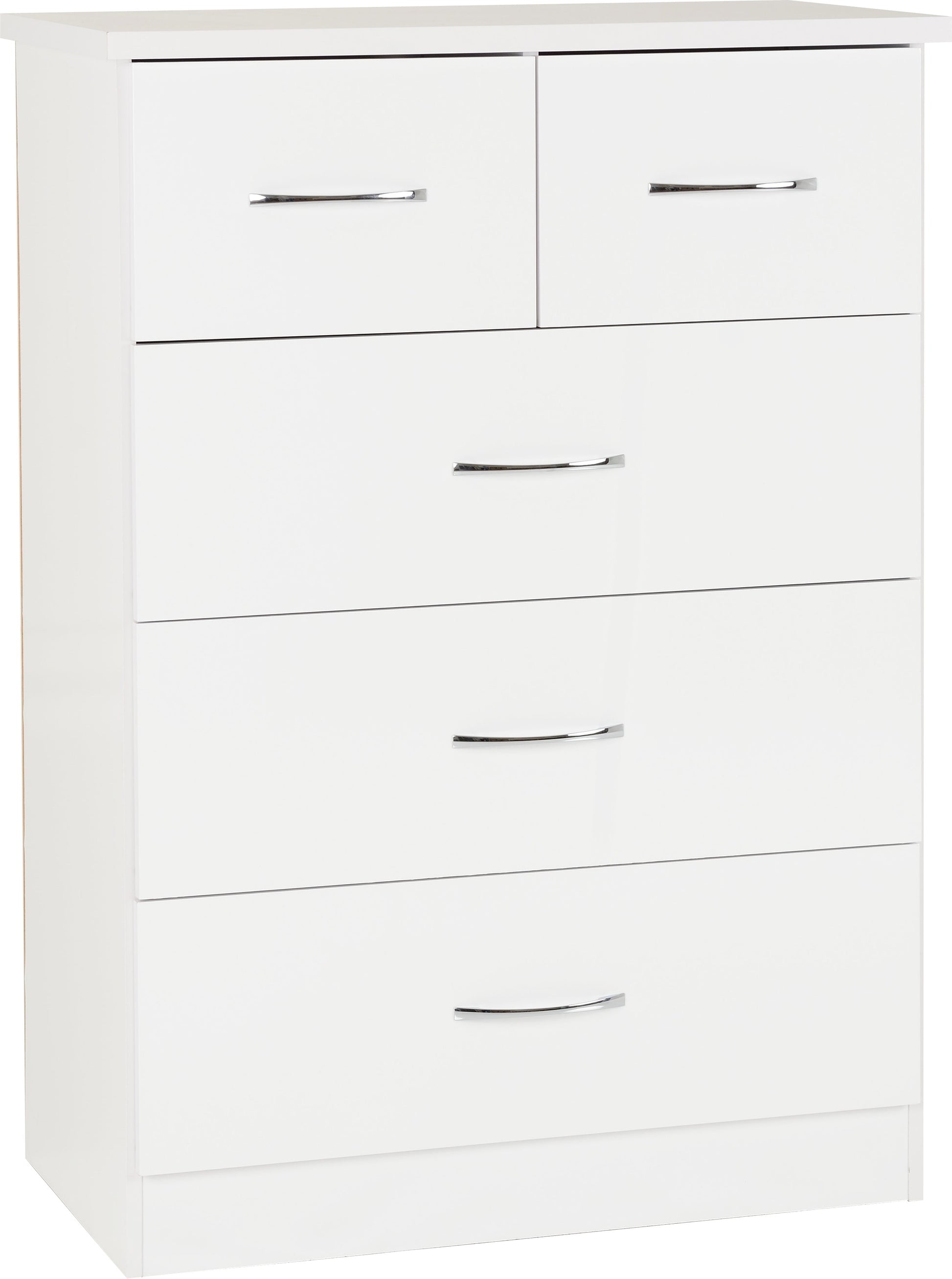 white chest of drawers
