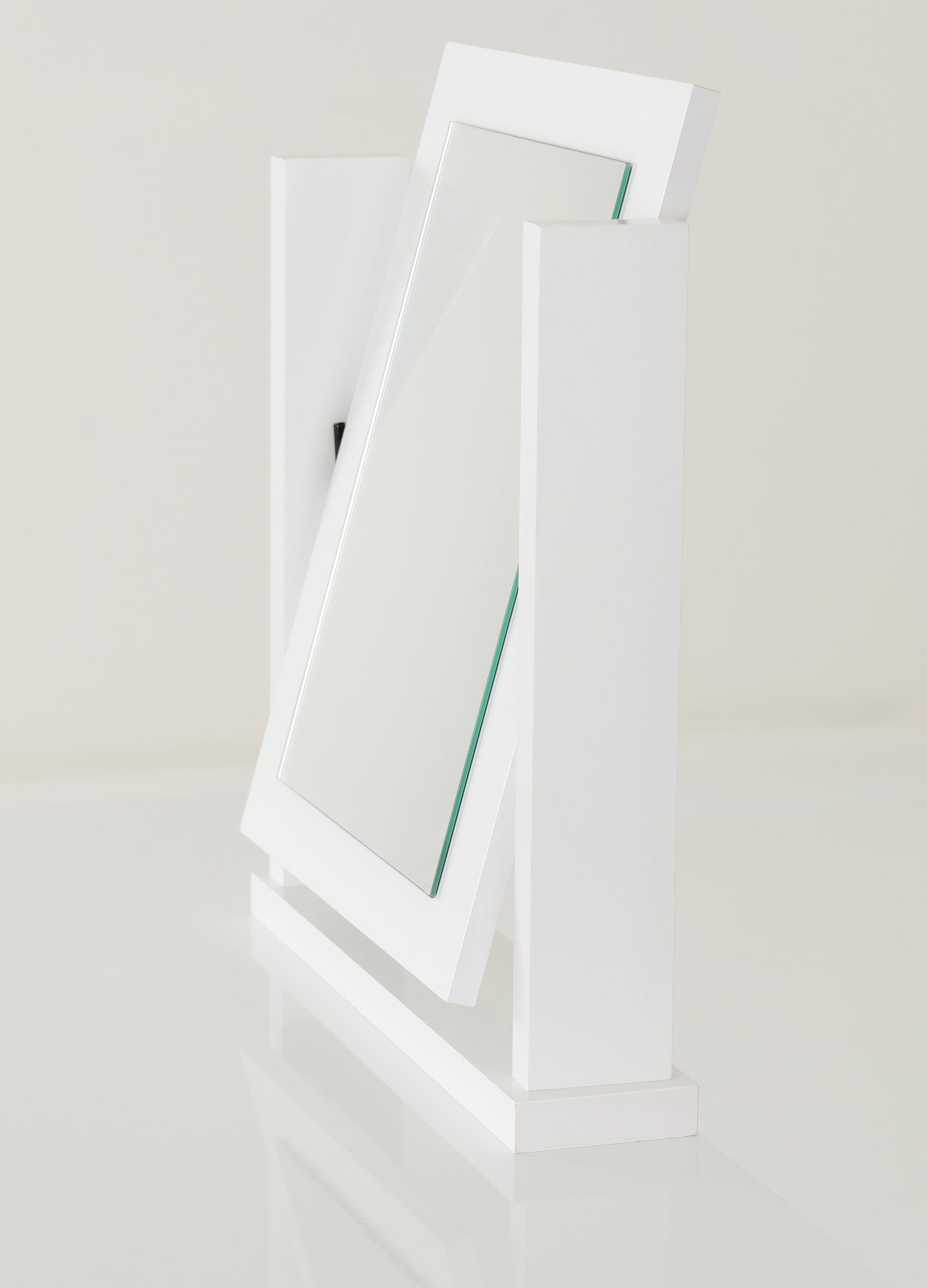 white 4 drawer dressing table with mirror and stool