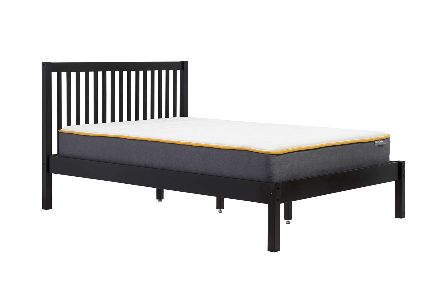 Nova Black Wooden Bed