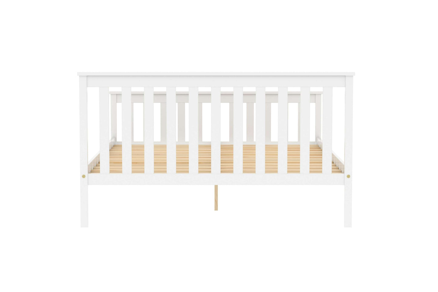 Oxford White Wooden Bed