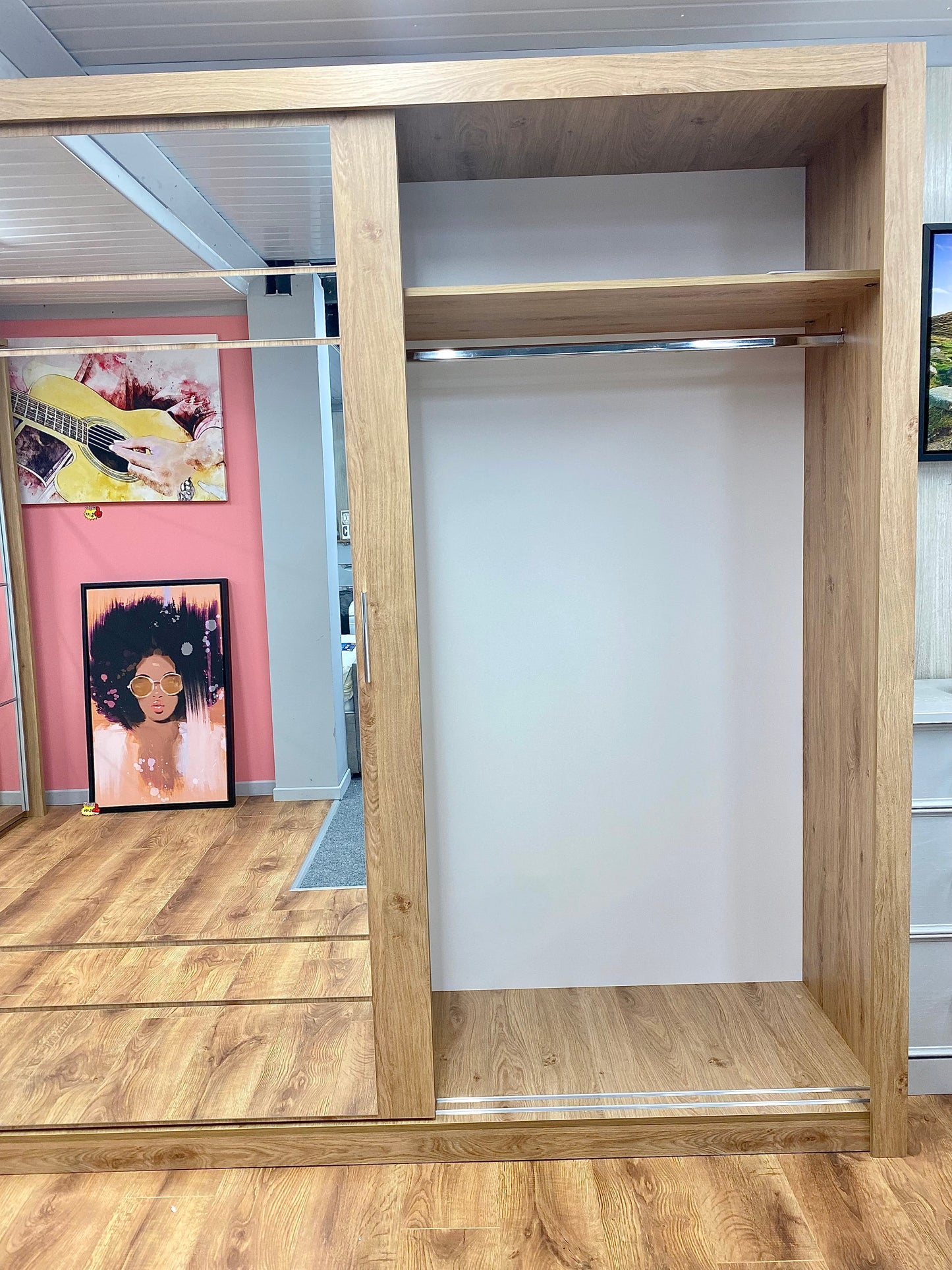 Boston Sliding Door Wardrobe 203cm