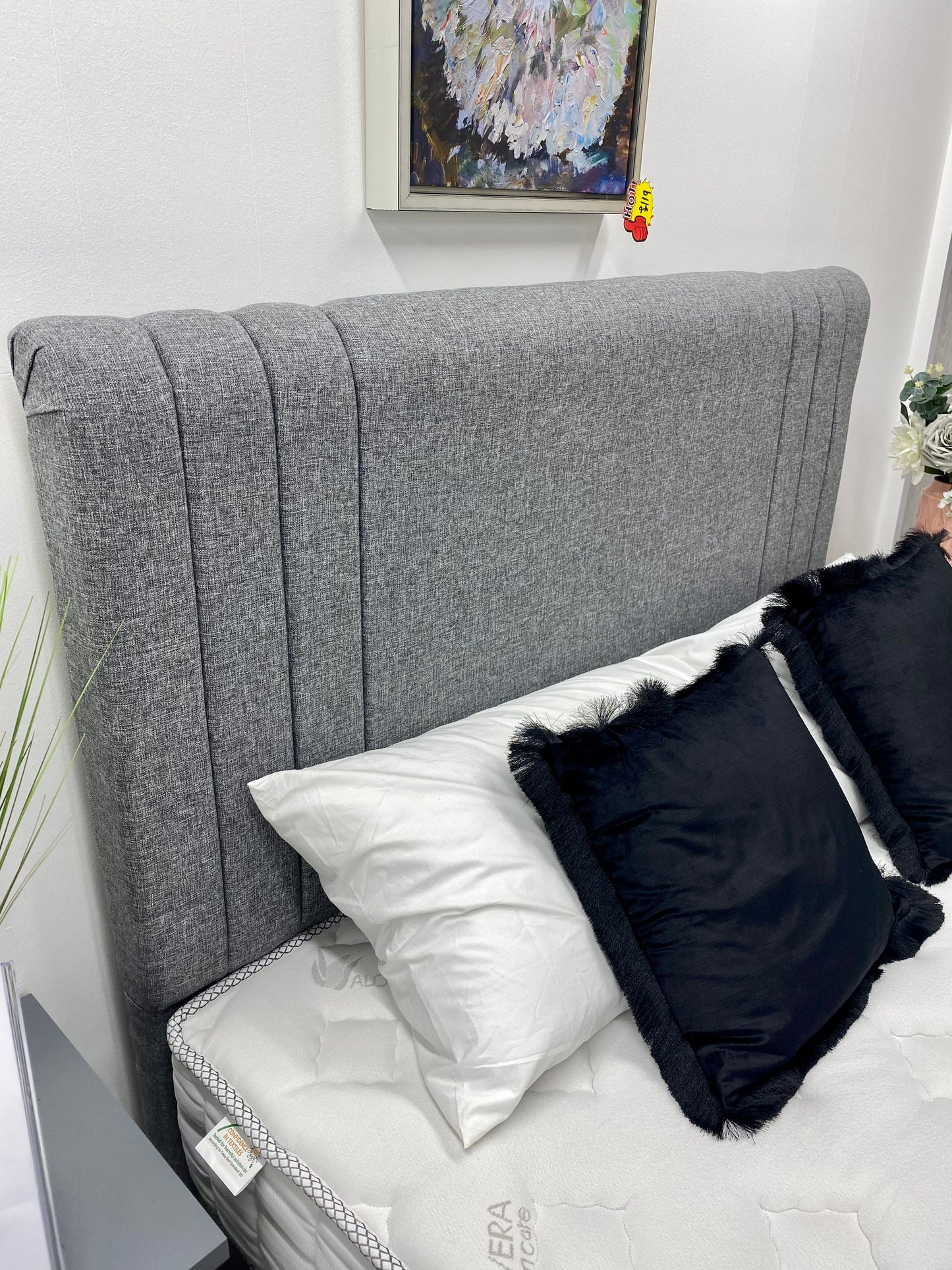 Oslo grey gas lift storage bed