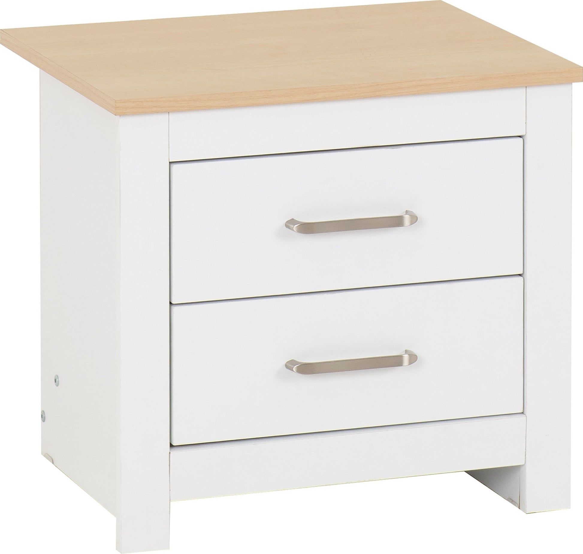 Portland Grey/Oak Effect 2 Door Wardrobe.