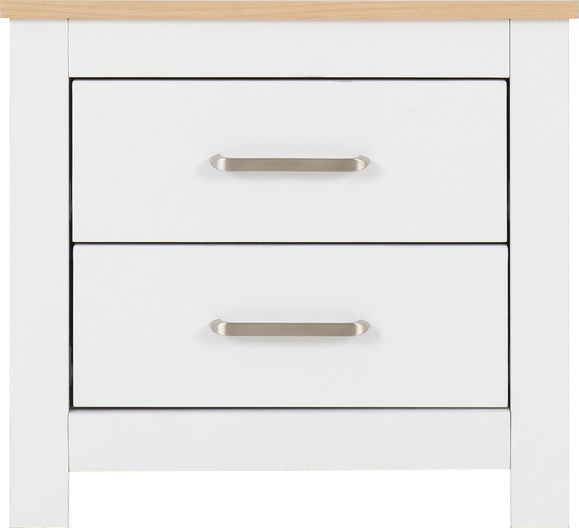 Portland Grey/Oak Effect 2 Door Wardrobe.
