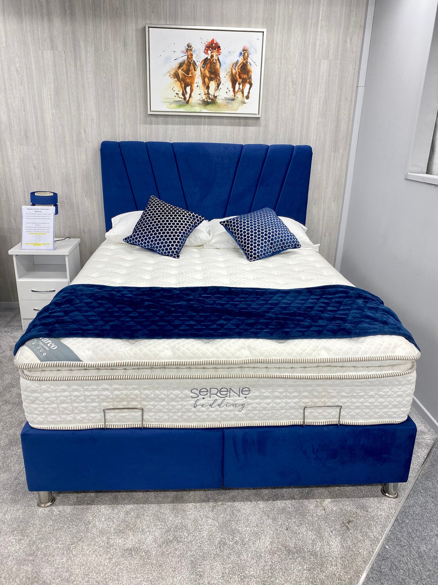 Kingsley Gas Lift Storage Beds - Dreamy Blue