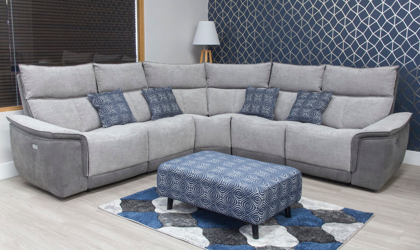 Poppy Footstool & Cushions Set