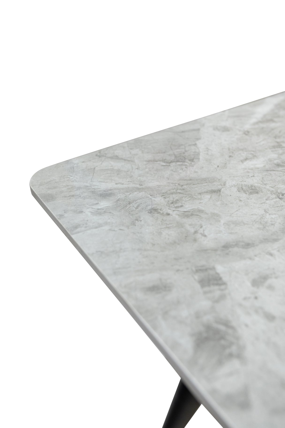 Norway 1.3m Italian Grey Sintered Stone Dining Table