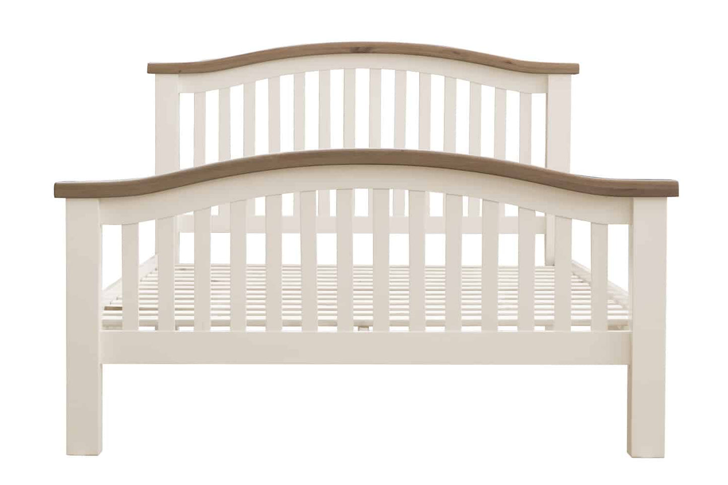 Skellig Ivory Oak Bedframes - Curved
