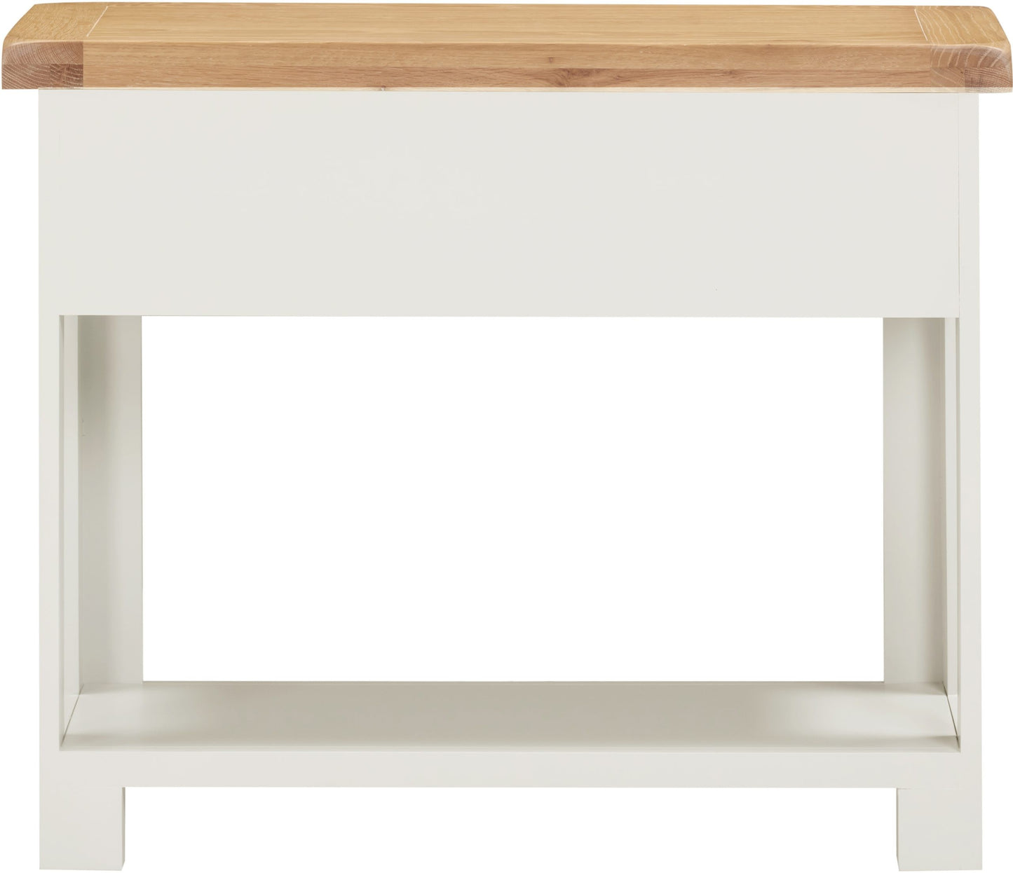 Windsor 2 Drawer Console Table Ivory/Oak