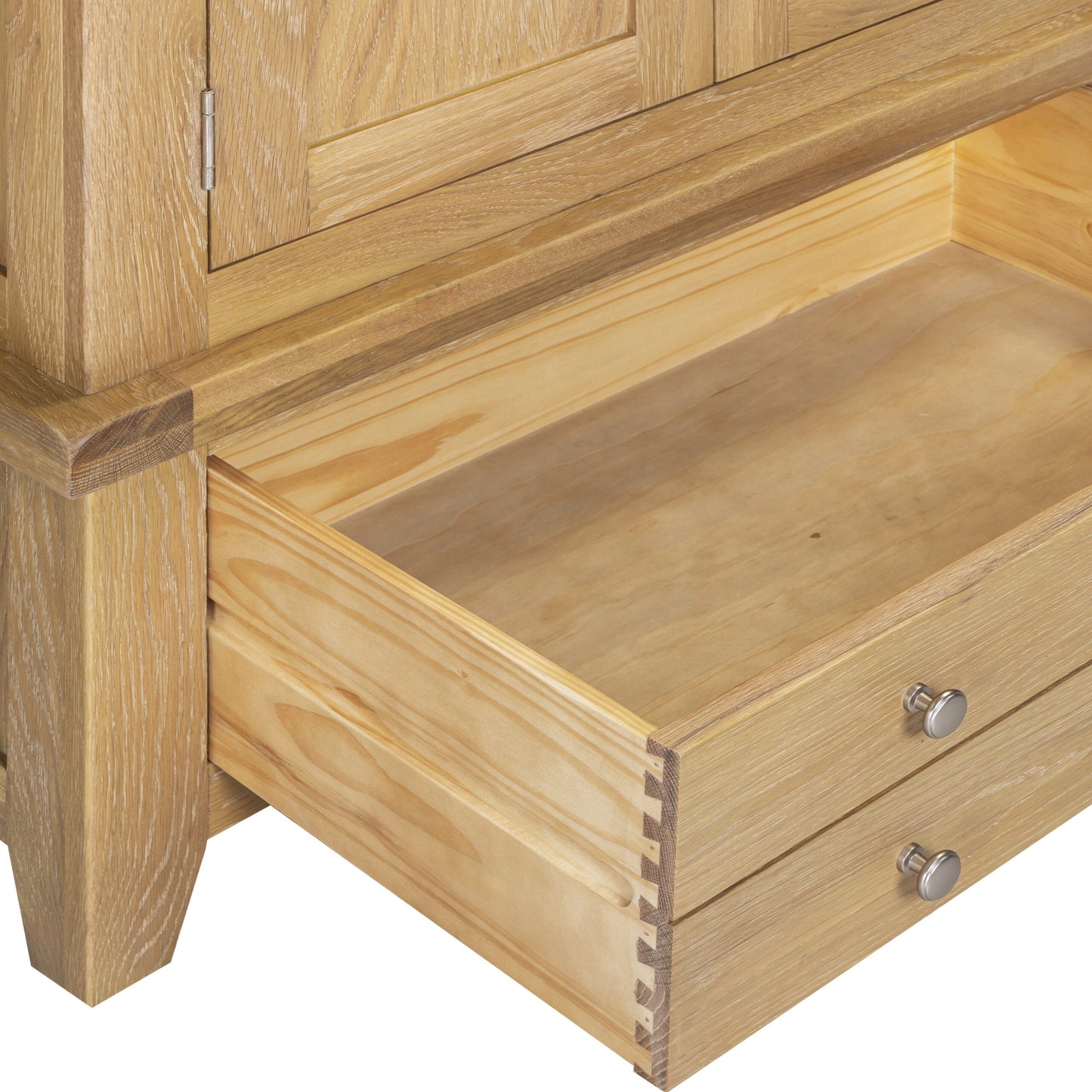 Windsor 3 Door 2 Drawer Wardrobe Natural Oak