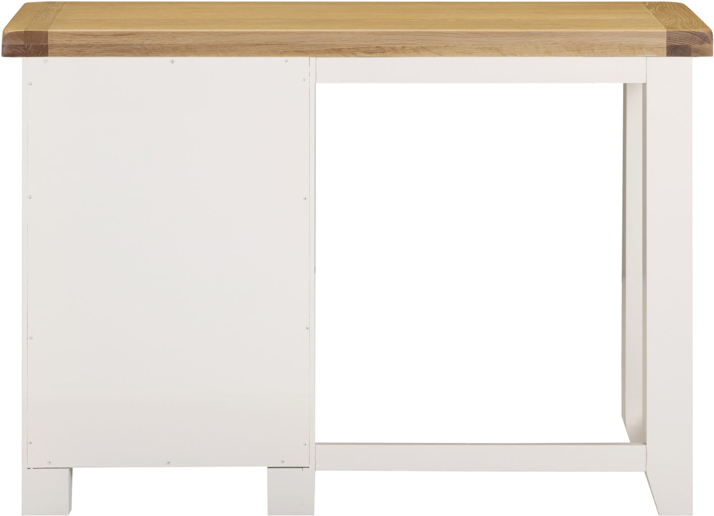 Windsor 3 Drawer Dressing Table & Mirror Ivory/Oak