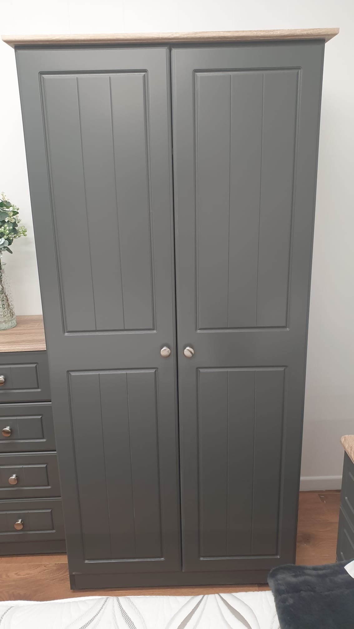Millwood Solid Two Door Wardrobe - Choose Your Colours