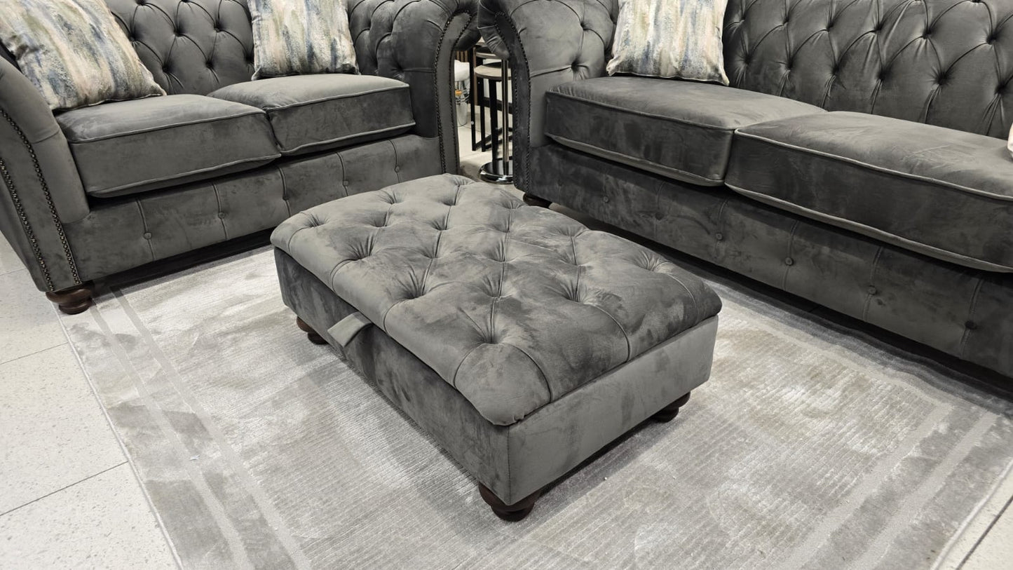 Winchester Fabric 3+2 Sofas