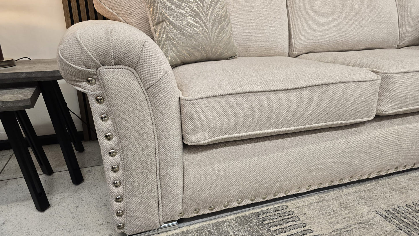 Vermont Fabric 3 Seater Sofa