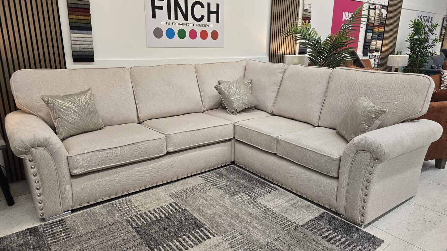 Vermont Fabric 3 Seater Sofa