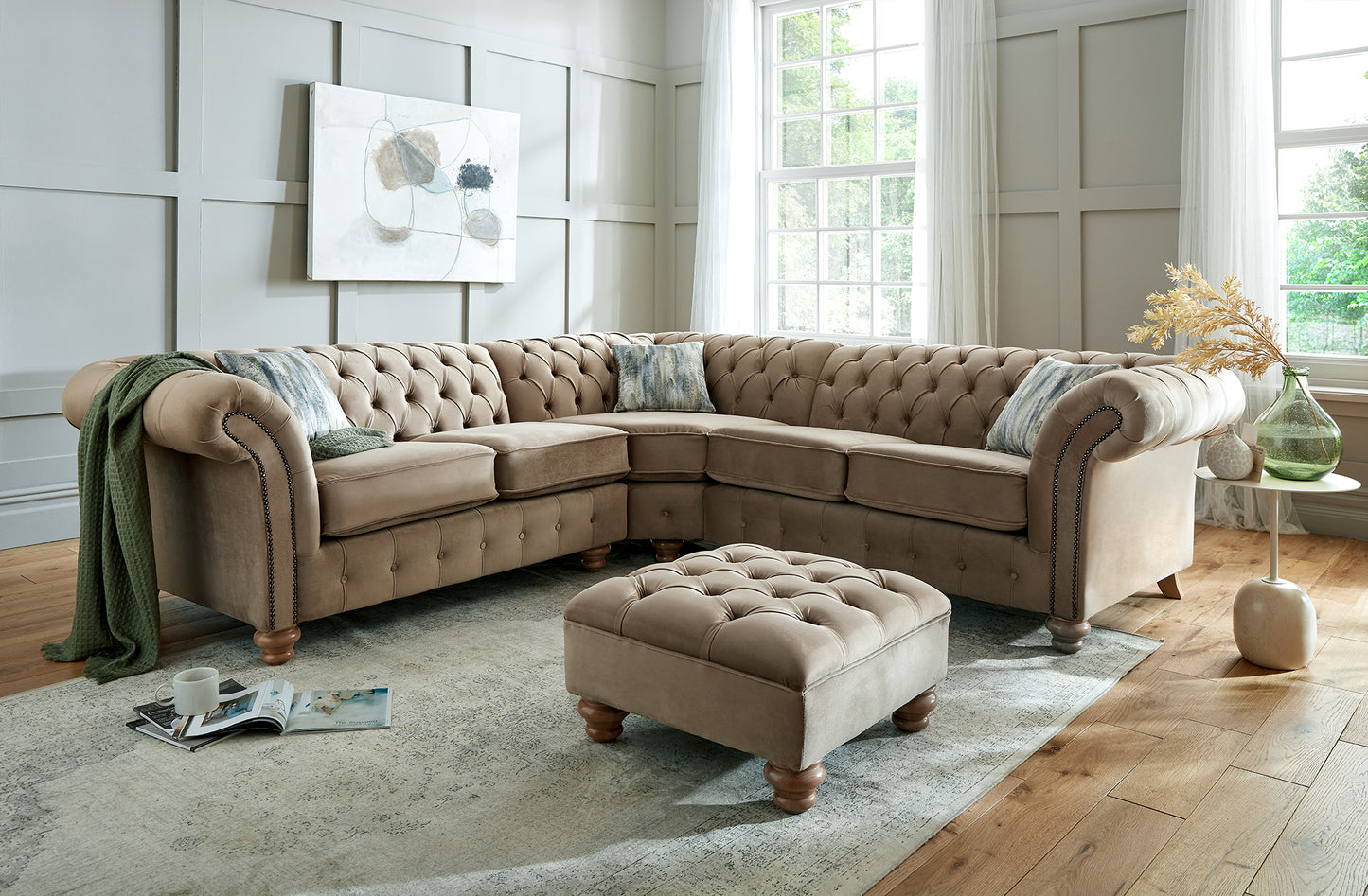 Winchester Fabric Corner Sofas