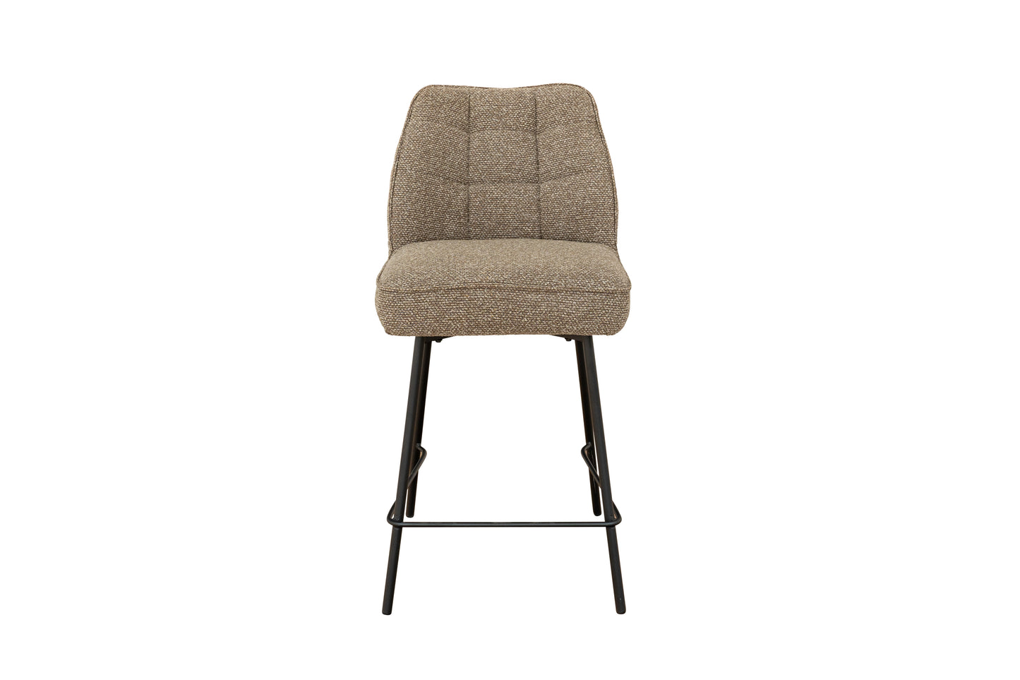 Athens Mocha Chenille Fabric Bar Stool