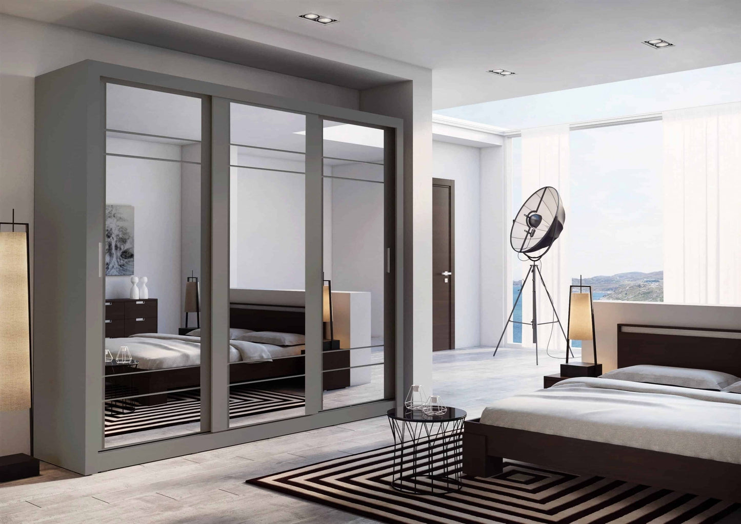 Boston Sliding Door Wardrobe 250cm