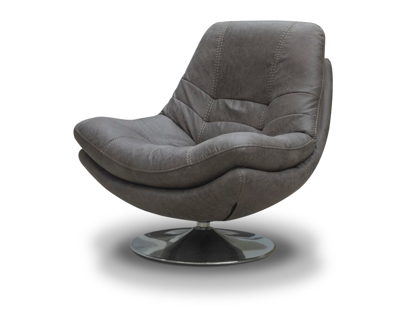 Axis Swivel Chairs Dark Grey Fabric