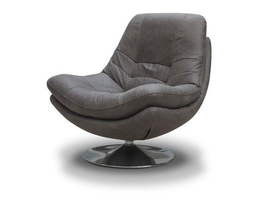 Axis Swivel Chairs Dark Grey Fabric